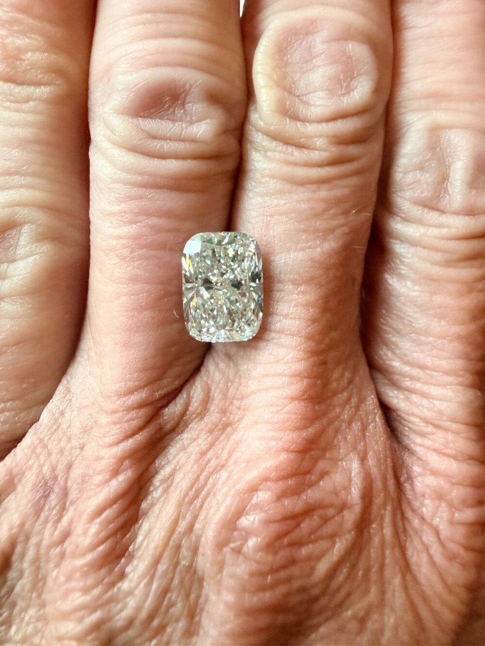 4.02 CT Cushion Lab Grown Diamond F VS2 IGI